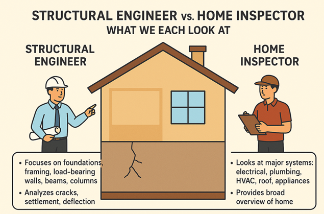 Key Differences Between Home Inspectors and Structural Engineers