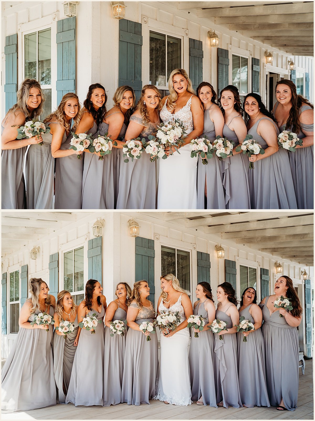 Bridal party group portraits | Lauren Crumpler Photography | Texas Wedding Photographer