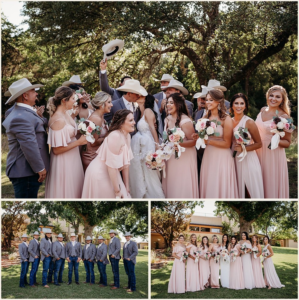 Bridal Party at the Texas Hill Country Wedding | Lauren Crumpler Photography | Texas Wedding Photographer