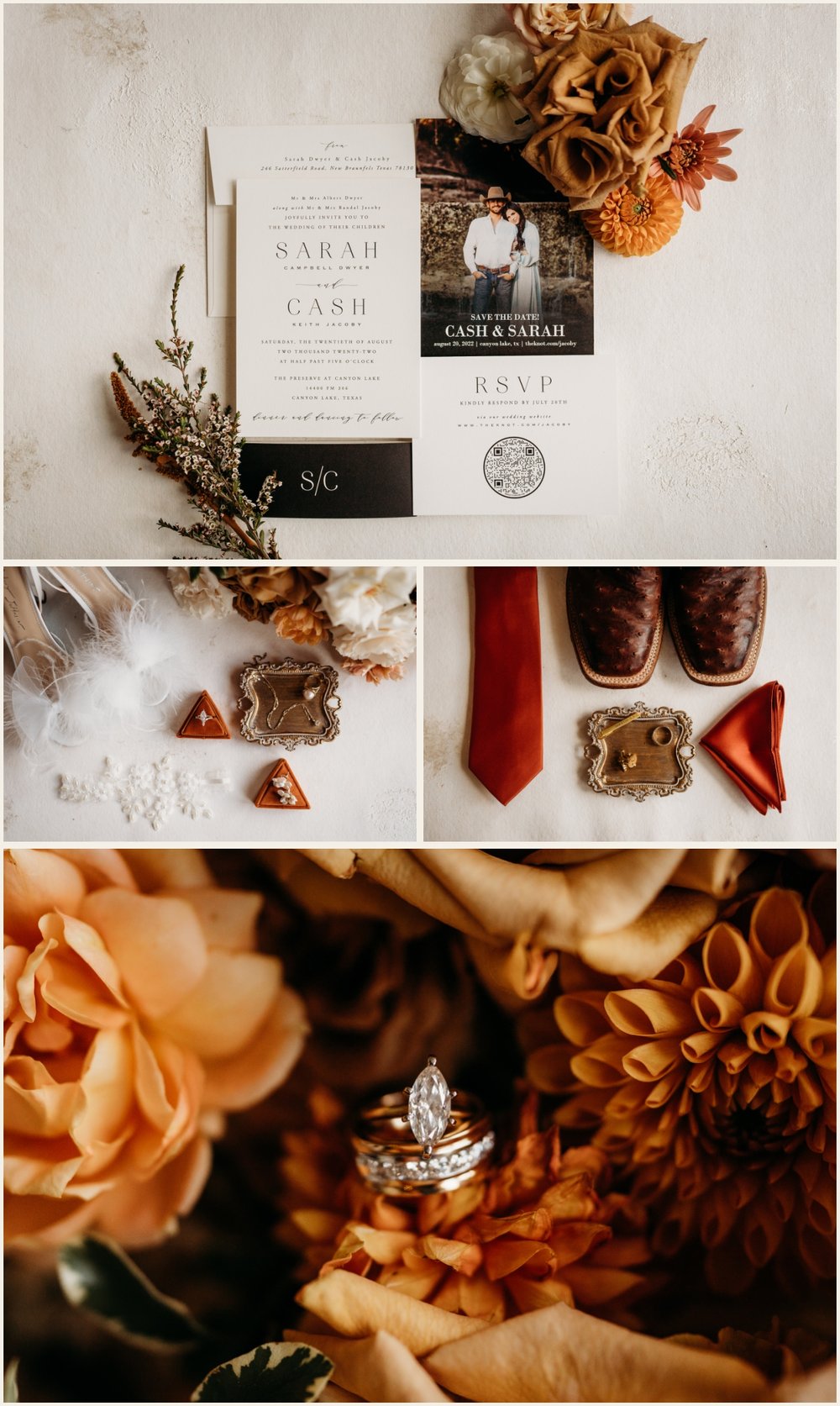 Elegant Western Wedding Details | Lauren Crumpler Photography | Texas Wedding Photographer