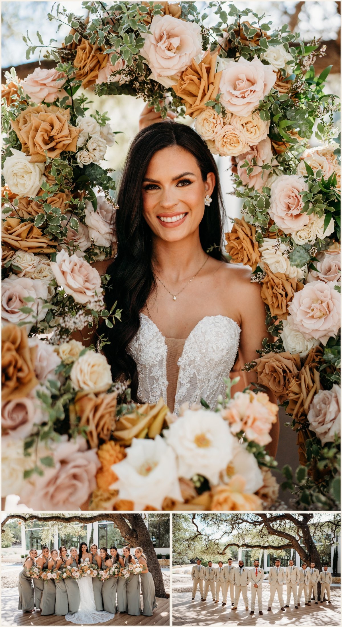 Wedding Party Portraits at The Preserve at Canyon Lake | Lauren Crumpler Photography | Texas Wedding Photographer