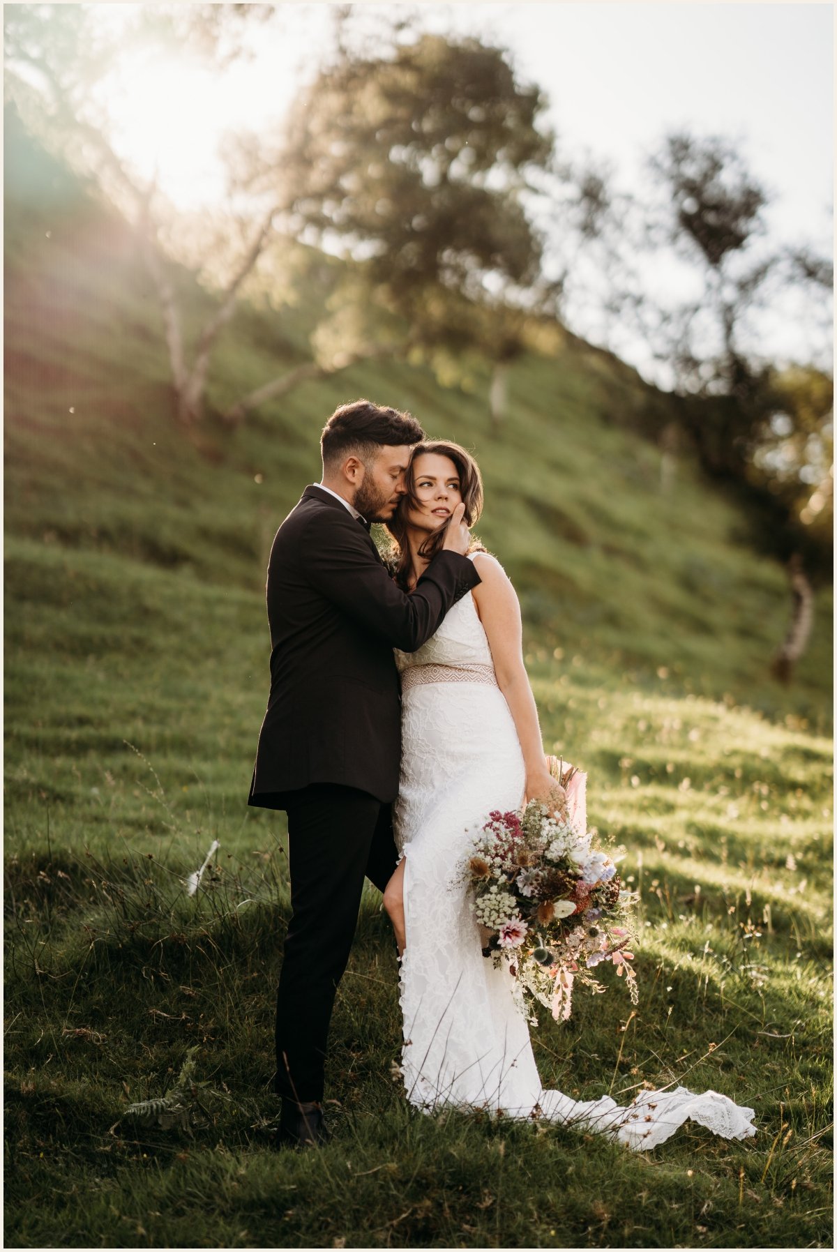 Bride and Groom Portraits in Scotland | Lauren Crumpler Photography | Elopement Wedding Photographer