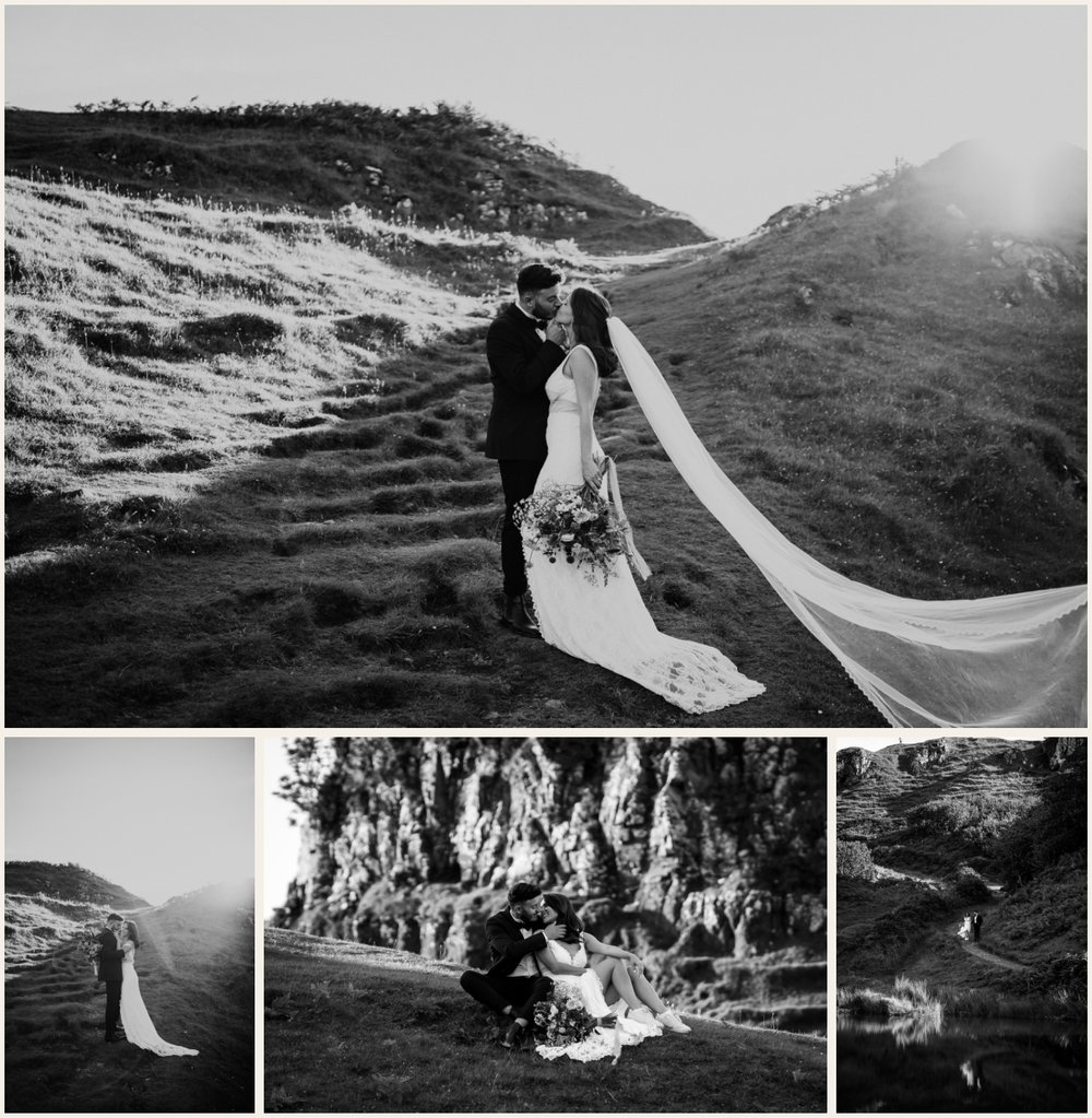 Black &amp; White Elopement Wedding Portraits | Lauren Crumpler Photography | Elopement Wedding Photographer