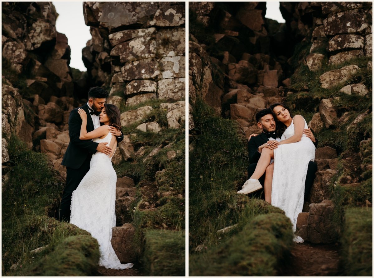 Elopement Ceremony at Sunset Overlooking the Scottish Highlands | Lauren Crumpler Photography | Elopement Wedding Photographer