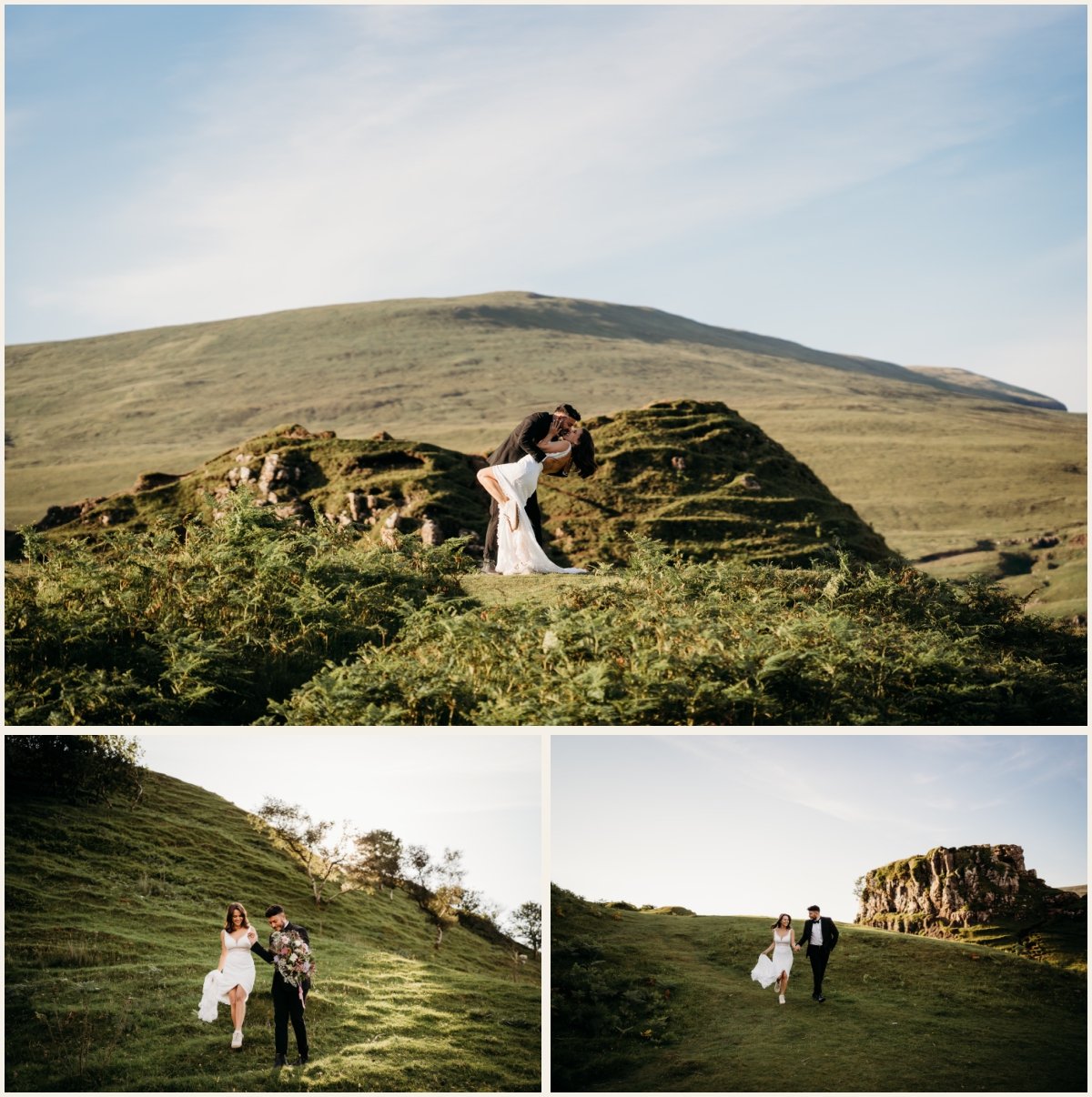 Wedding Portraits at Fairy Glen in the Scottish Highlands | Lauren Crumpler Photography | Elopement Wedding Photographer