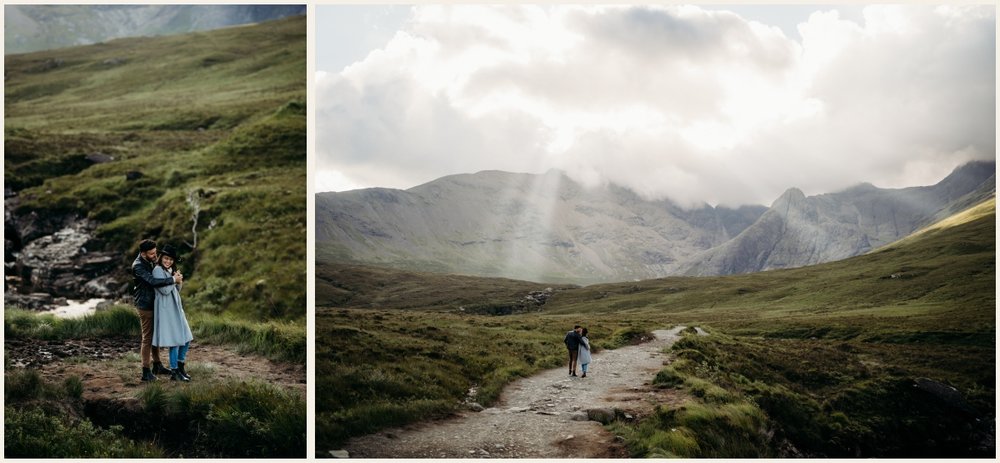 Couples Portraits at the Fairy Pools in Scotland | Lauren Crumpler Photography | Elopement Wedding Photographer