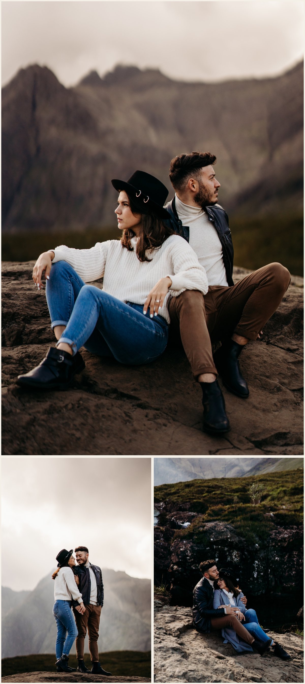 Couples Portraits at the Fairy Pools in Scotland | Lauren Crumpler Photography | Elopement Wedding Photographer