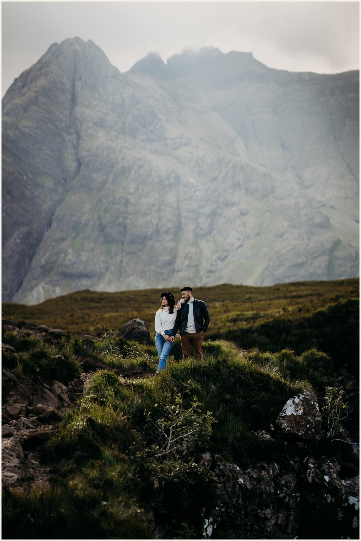 Couples Portraits at the Fairy Pools in Scotland | Lauren Crumpler Photography | Elopement Wedding Photographer