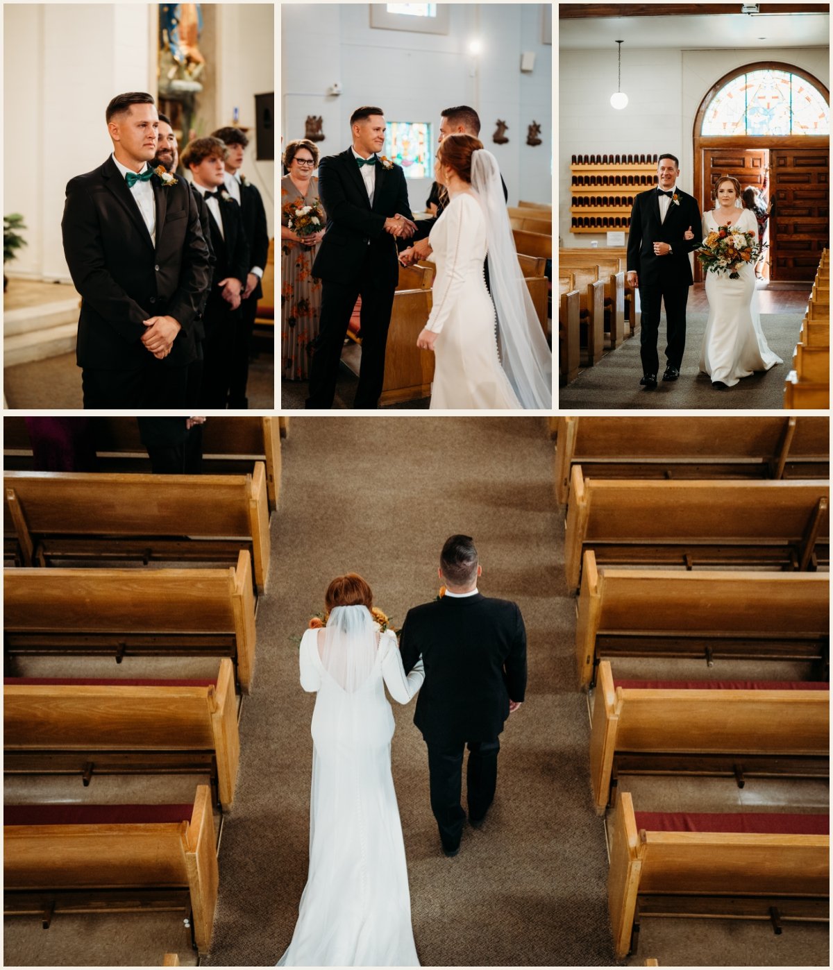 Wedding Ceremony at St. Anthony De Padua | Lauren Crumpler Photography | Texas Wedding Photographer