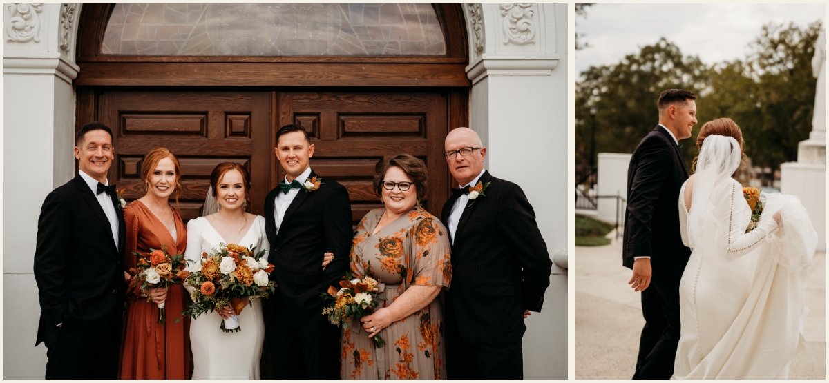 Family portraits after the wedding ceremony | Lauren Crumpler Photography | Texas Wedding Photographer