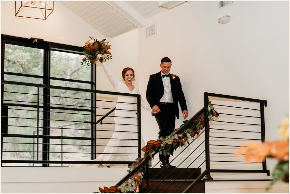 Introducing the couple for the first time at their wedding reception | Lauren Crumpler Photography | Texas Wedding Photographer