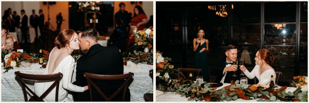 Wedding toasts to the newlyweds | Lauren Crumpler Photography | Texas Wedding Photographer