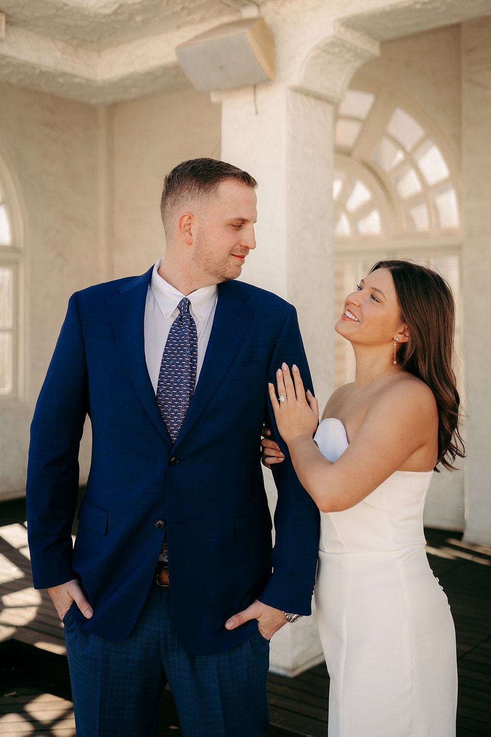 Elegant Engagement Session at St. Anthony Hotel, TX