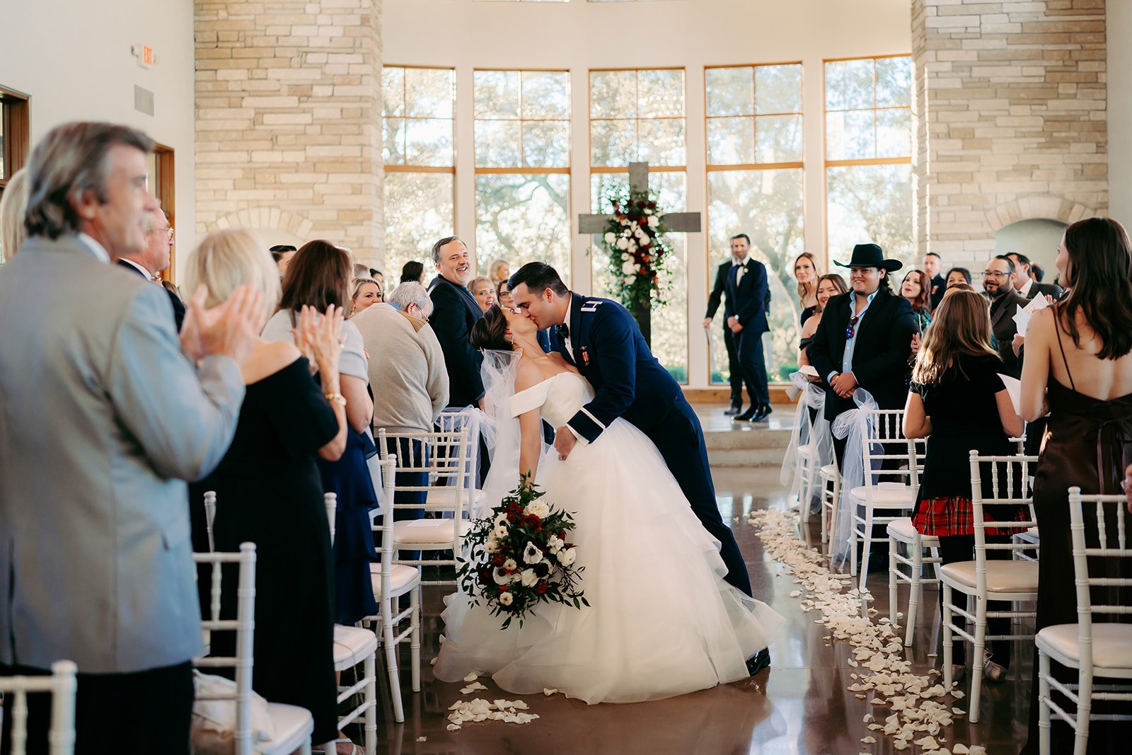 Beautiful Winter Wedding at Canyonwood Ridge, TX