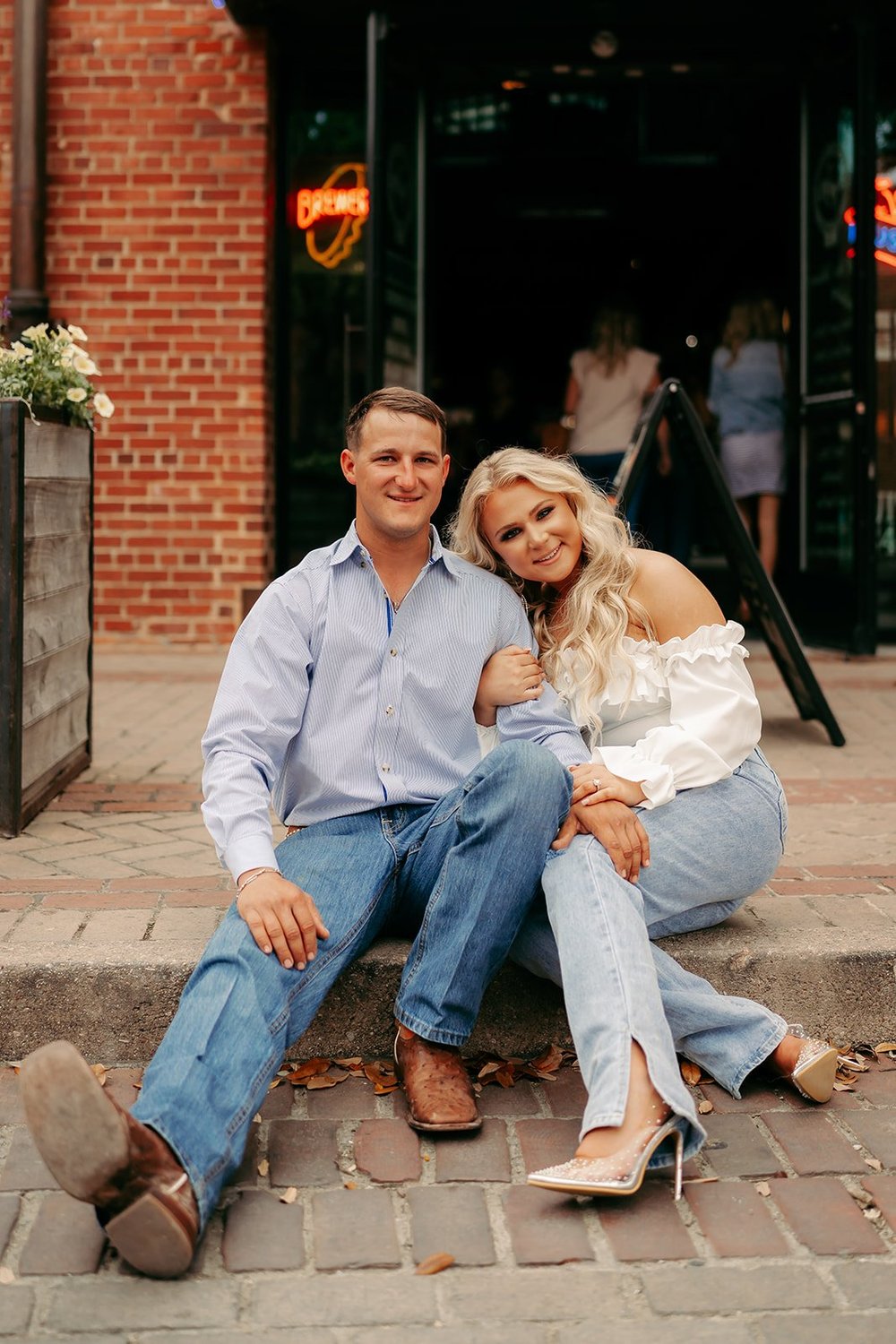 Western Themed Engagement Session at The Fort Worth Stockyards