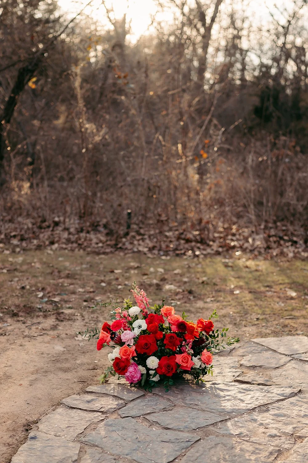 Woodsy Winter Wedding at Merrick Hollow in Wellston, OK