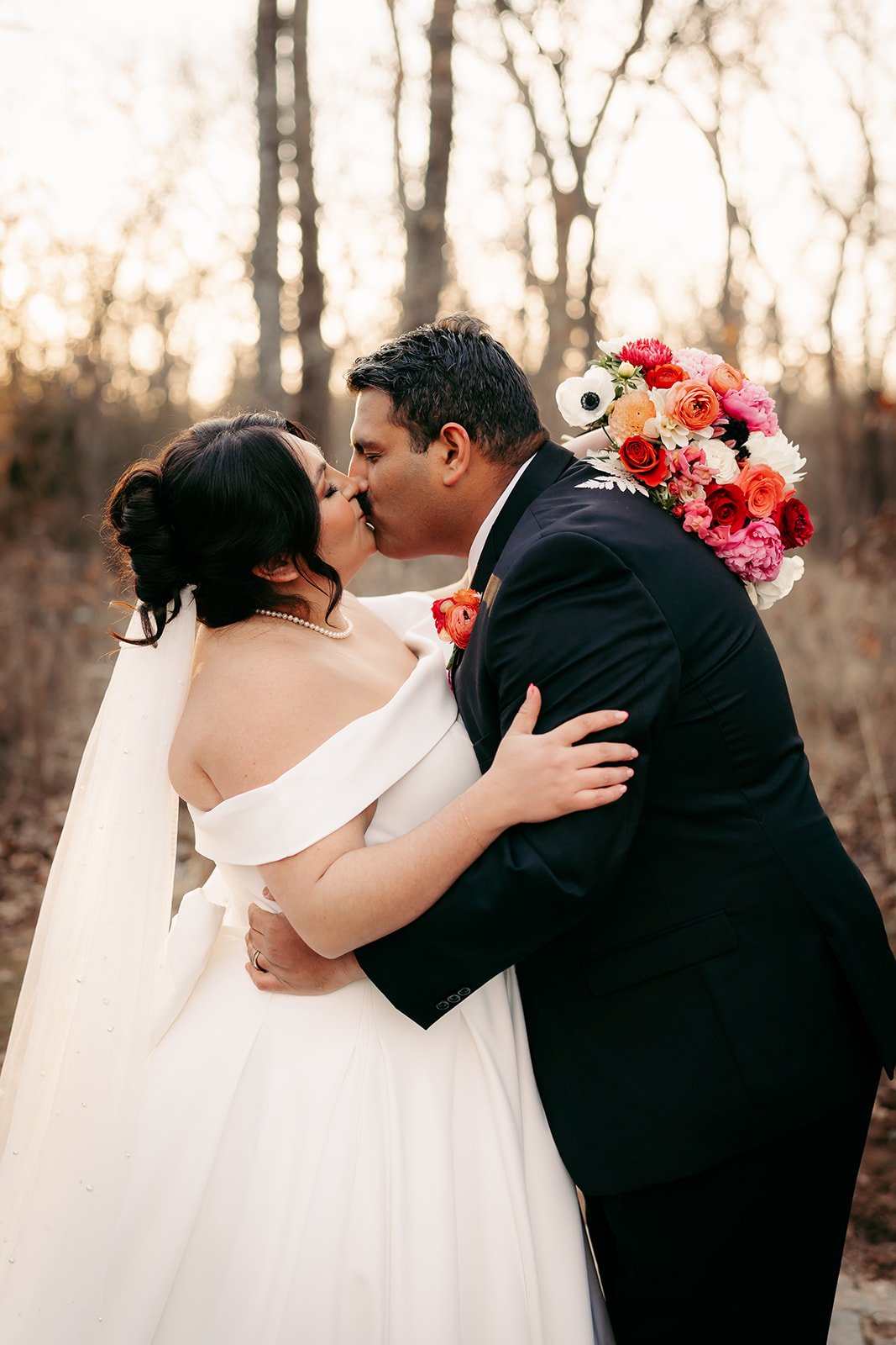 Woodsy Winter Wedding at Merrick Hollow in Wellston, OK