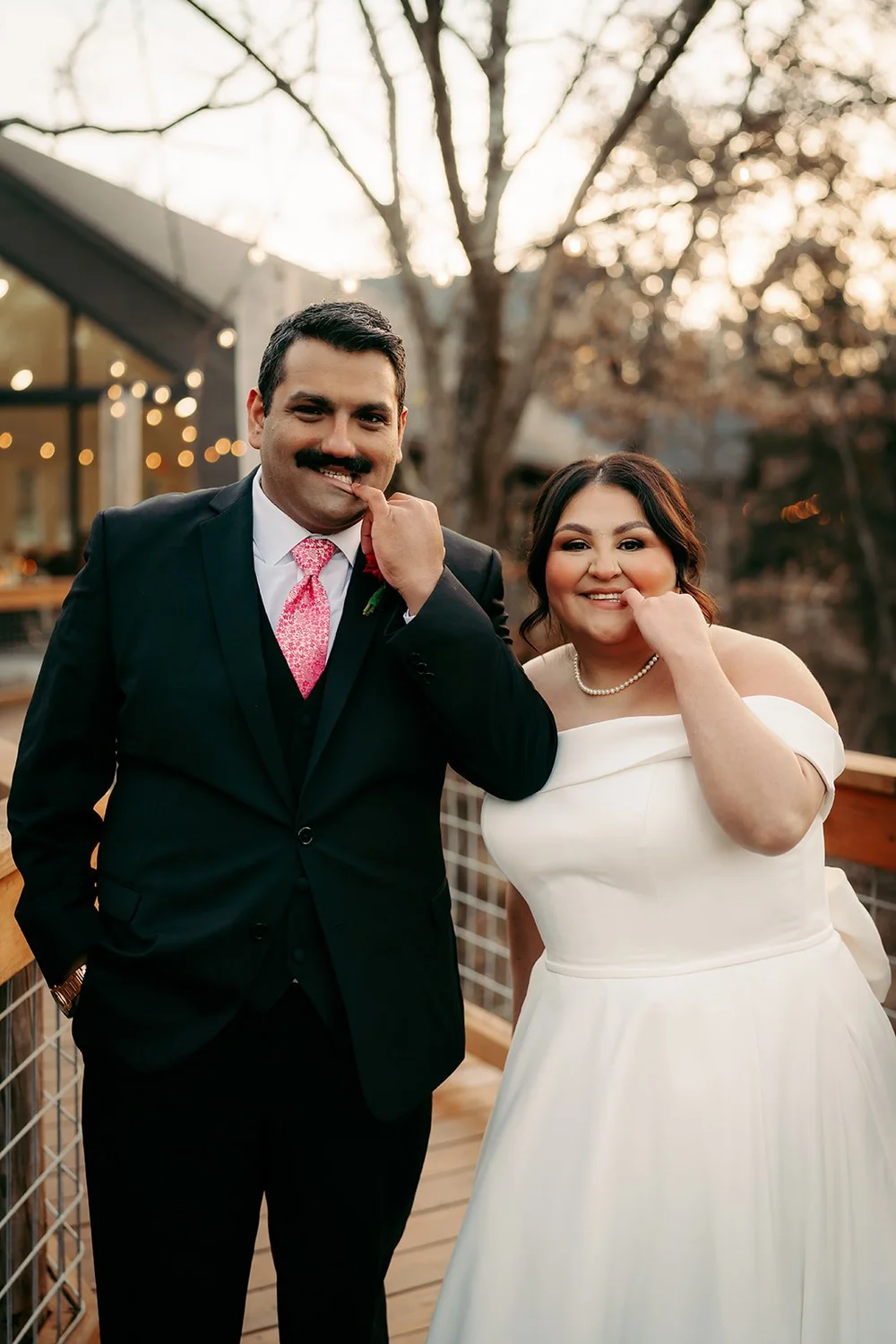 Woodsy Winter Wedding at Merrick Hollow in Wellston, OK