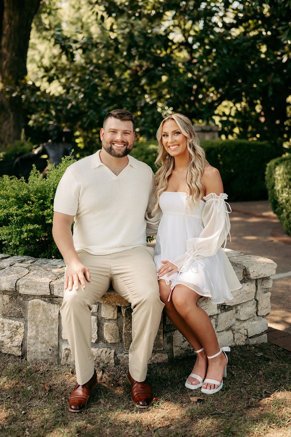 Whimsical Engagement Session at Dallas Arboretum