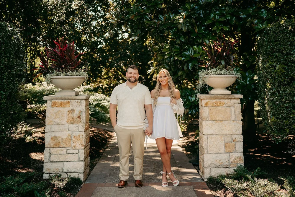 Whimsical Engagement Session at Dallas Arboretum