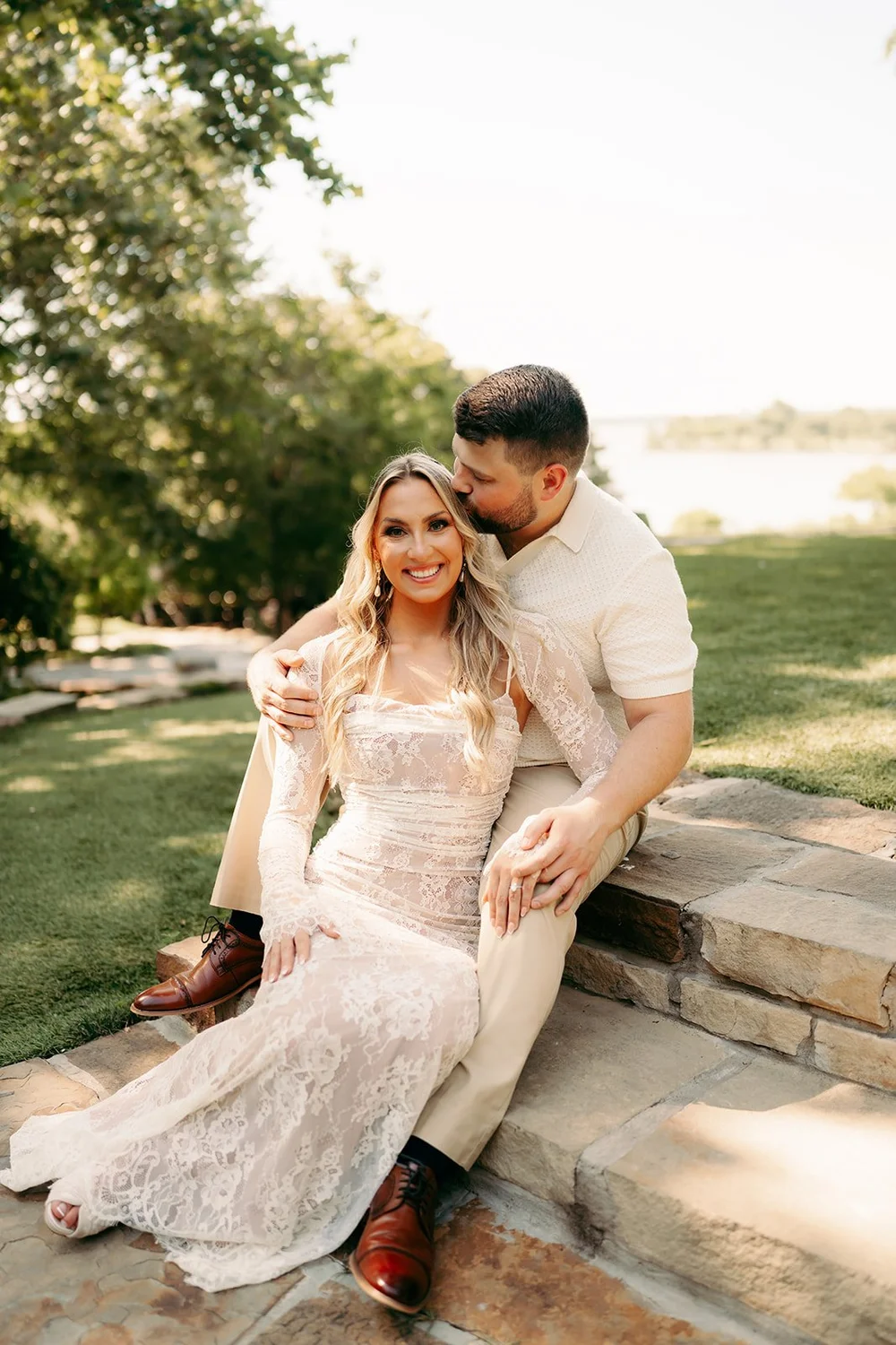 Whimsical Engagement Session at Dallas Arboretum