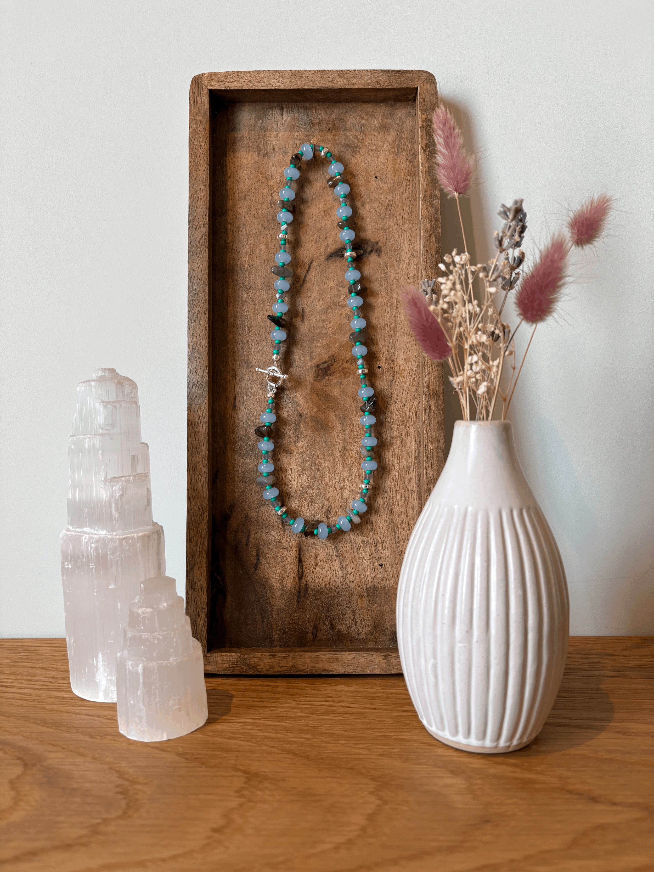 Labradorite necklace