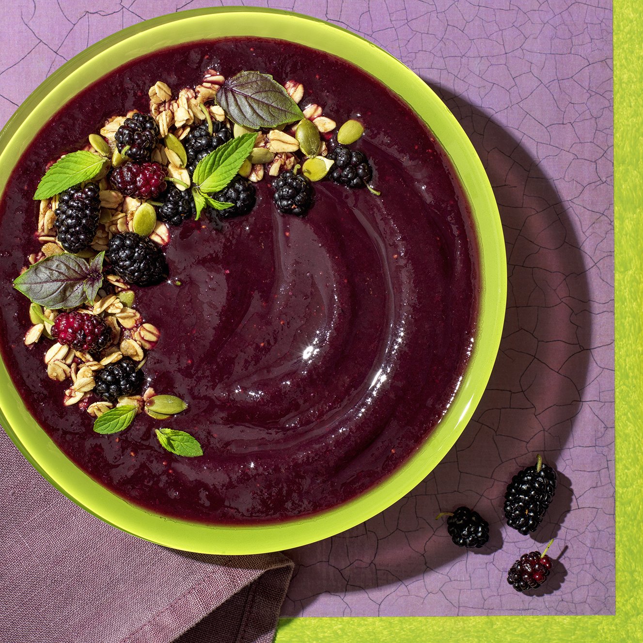 Mulberry personal project - Smoothie bowl