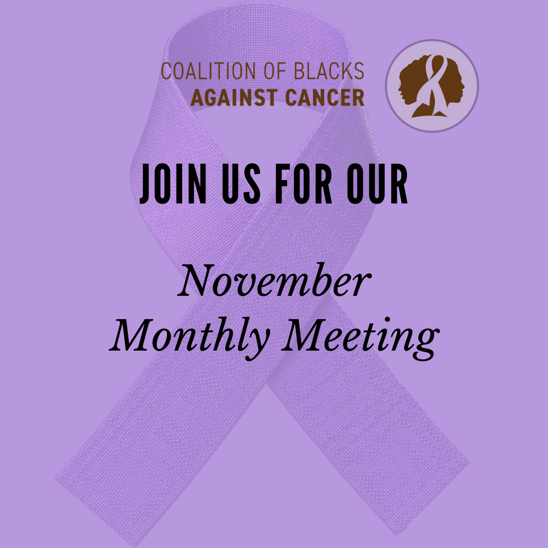 November CBAC Meetings