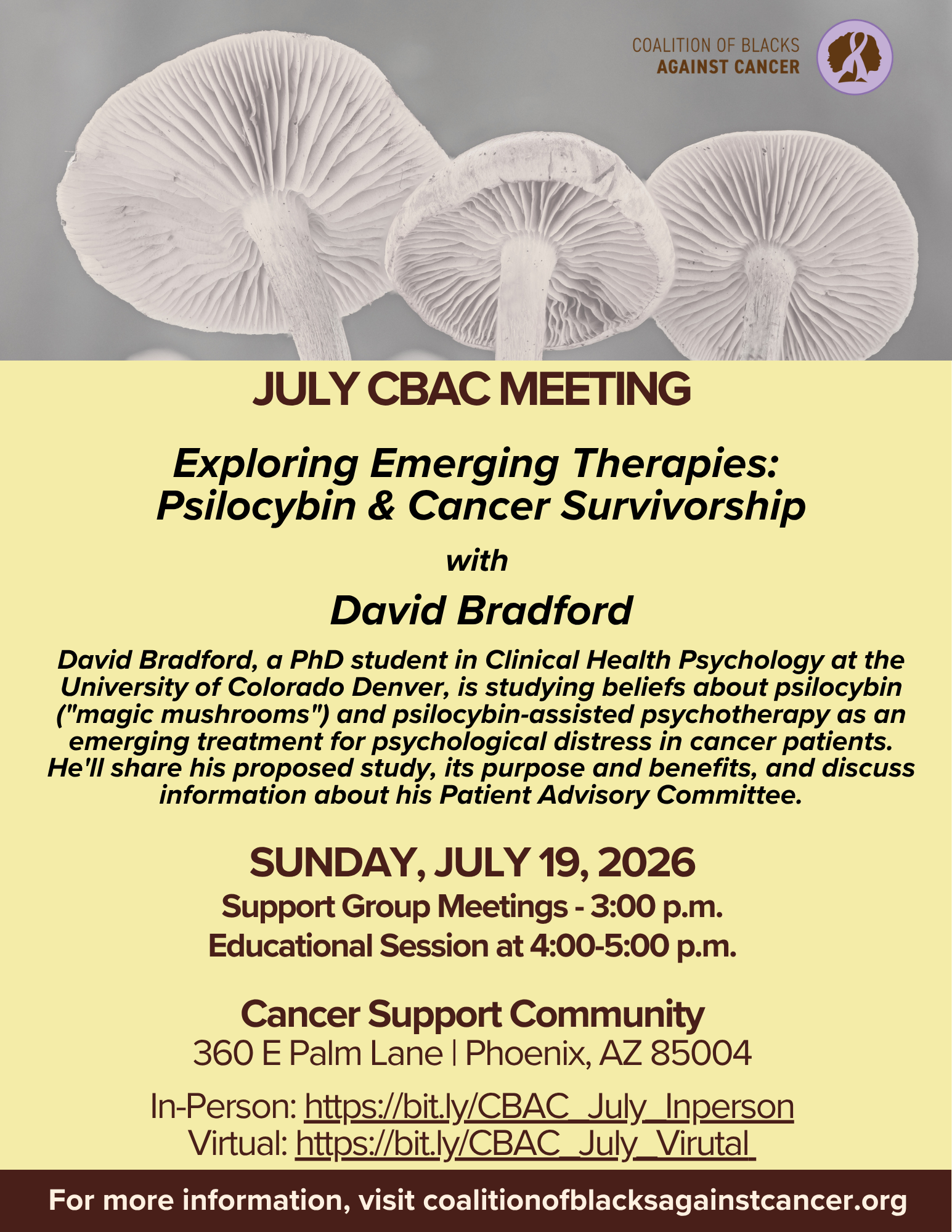 July CBAC Meeting