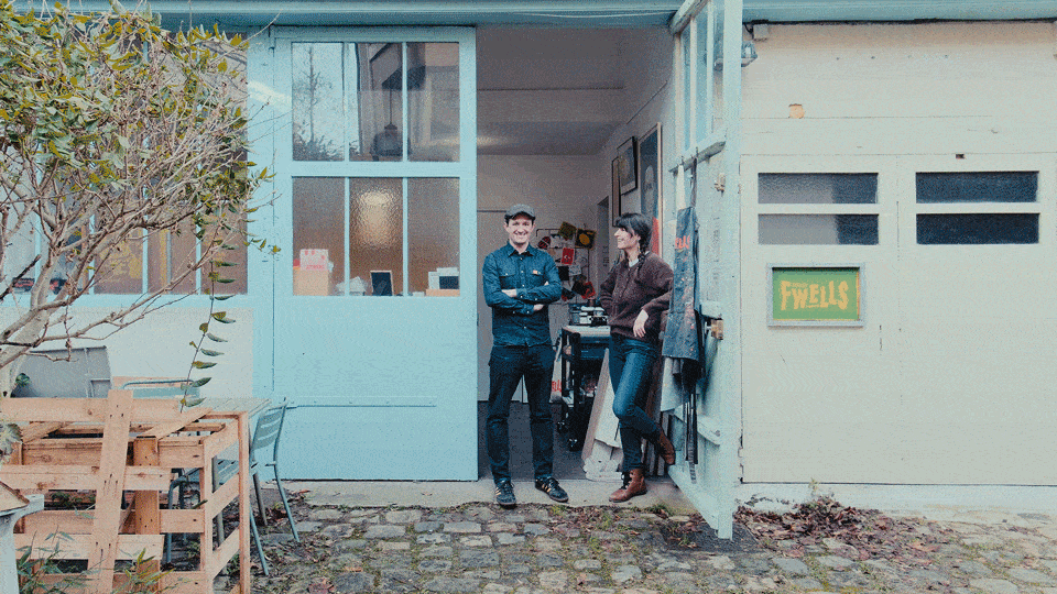 Atelier Fwells : Atelier de sérigraphie artisale et studio graphique - Portrait, 2025