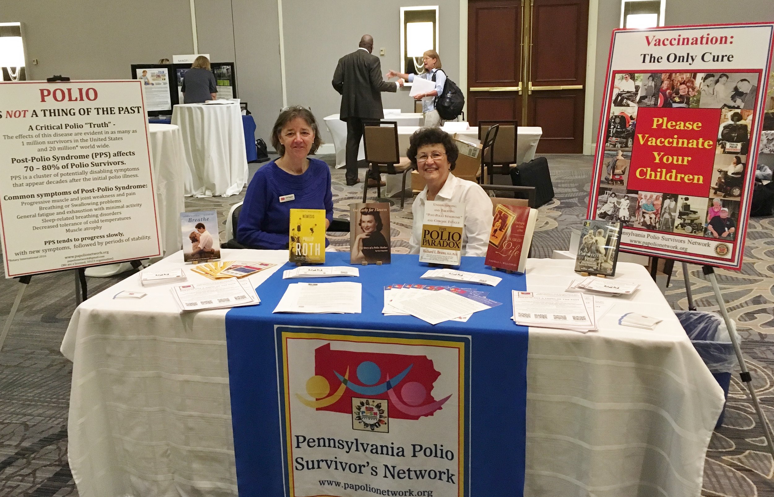  Survivors exhibiting at the PA State Immunization Conference, 2018 