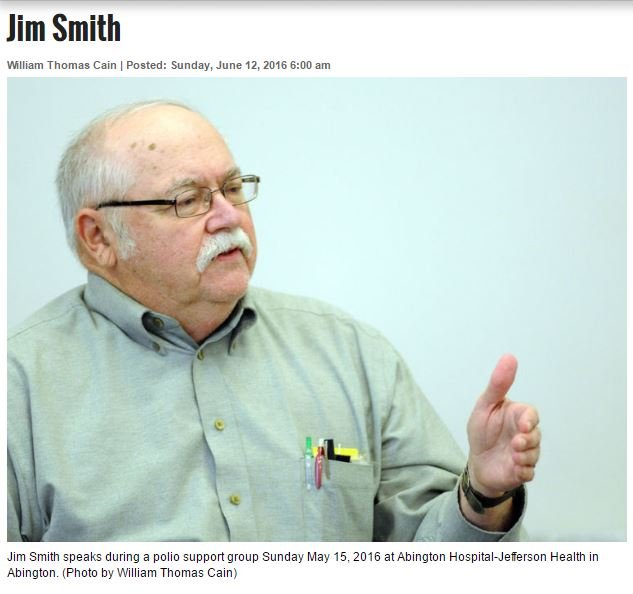  Survivor Jim Smith speaking out. Source: Intell.com, 2016 
