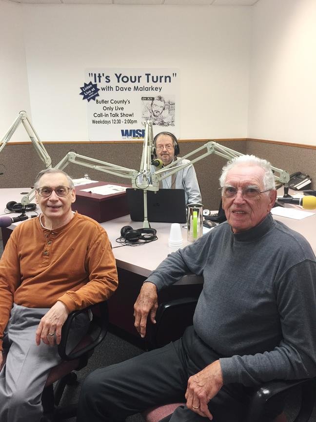  Survivors Joe Randig and Tom Grant being interviewed by WISP Radio, Butler, PA 