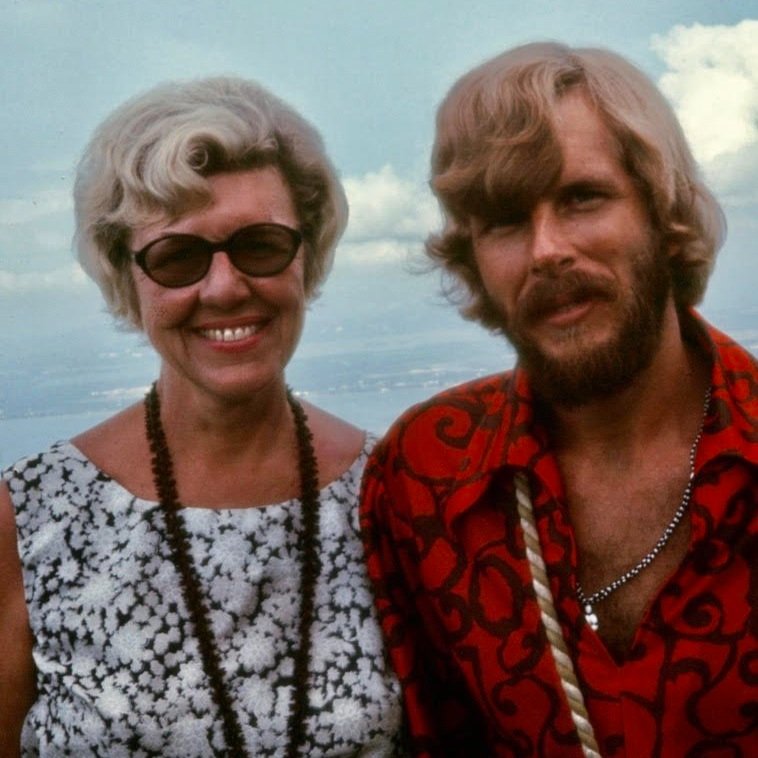 Thomas and his Mom in Penang, Malaysia 1972