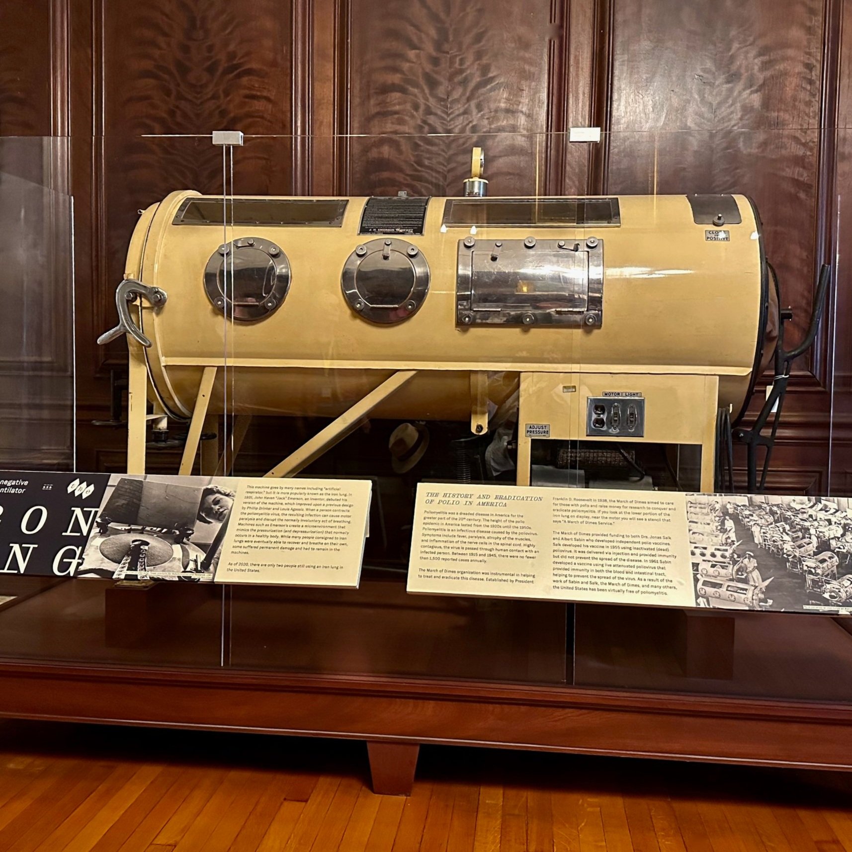 Iron Lung at the Mutter Museum