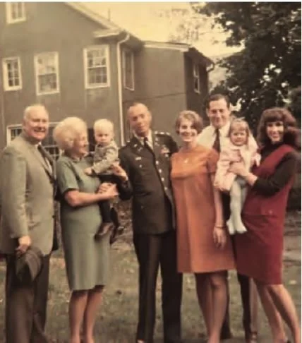 Reuniting with family upon my return home from Vietnam, October 1968. (Private collection)