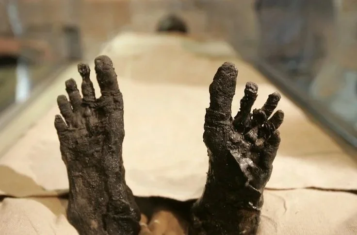 Egypt's Valley of the Kings. Author with King Tut's Tomb.