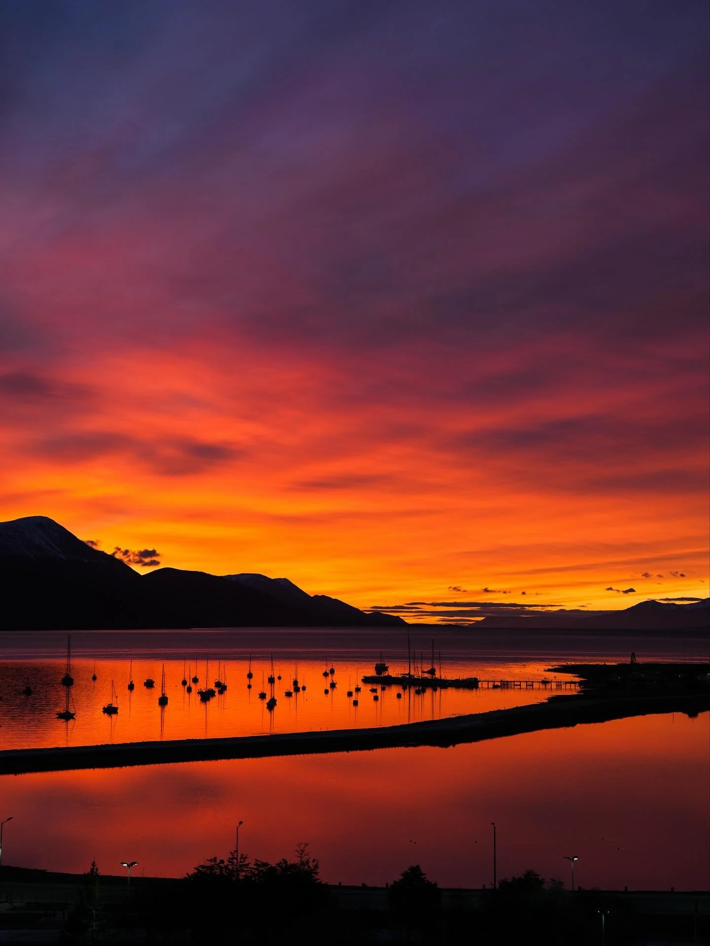 Sunrises are on a different level here at the bottom of the world 👀 #ushuaia