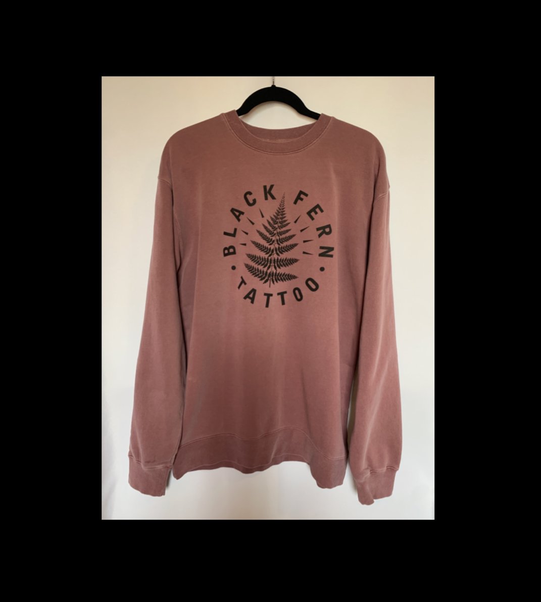 Black Fern Crewneck Sweatshirt