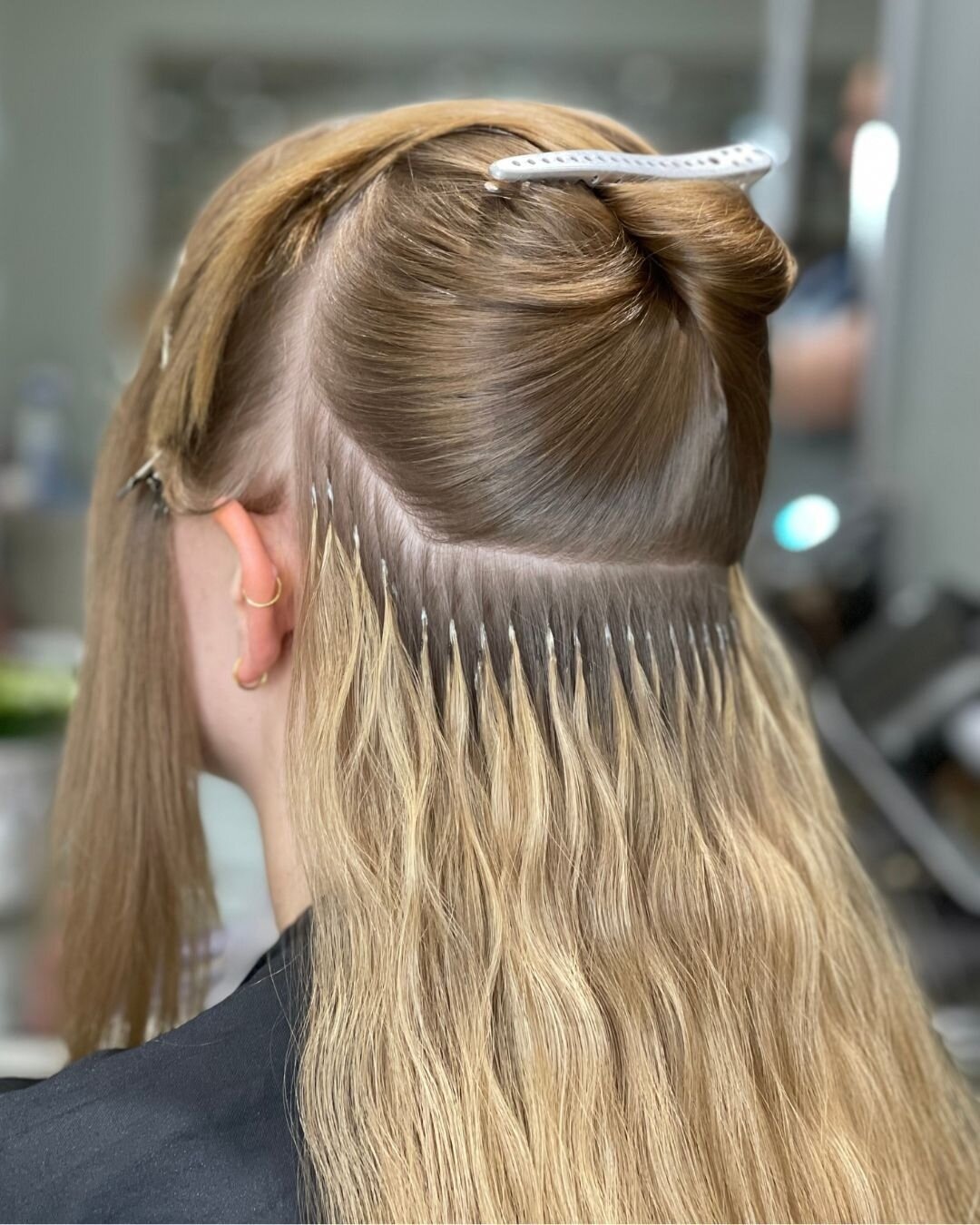You've got to see the magic of luxury prebonded hair extensions up close! ✨⁠
⁠
These seamless extensions keep you feeling luscious for longer, so you have a good hair day - every day! Your hair deserves the best, and prebonded extensions are it &ndas