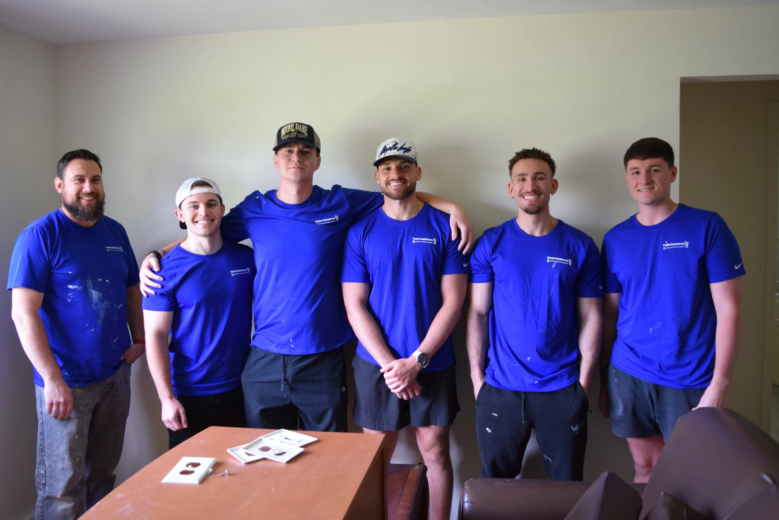 East House Welcomes Volunteers from First American Equipment Finance.