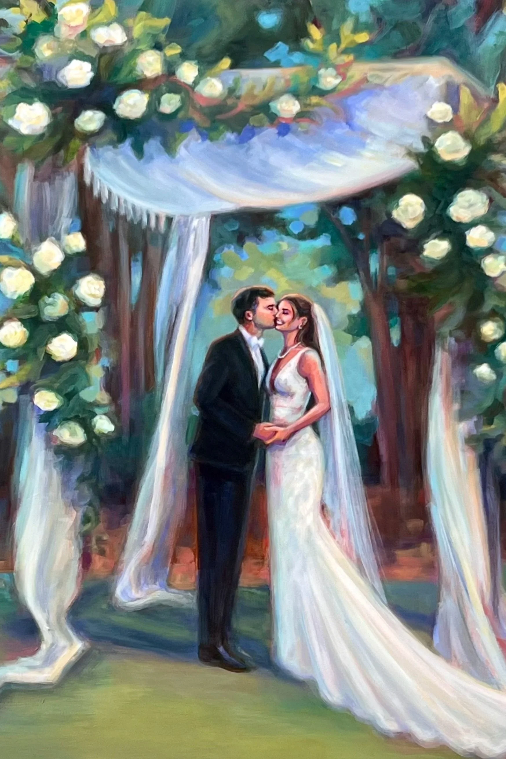 Under the Chuppah at Intercontinental Buckhead, 24 x 36"