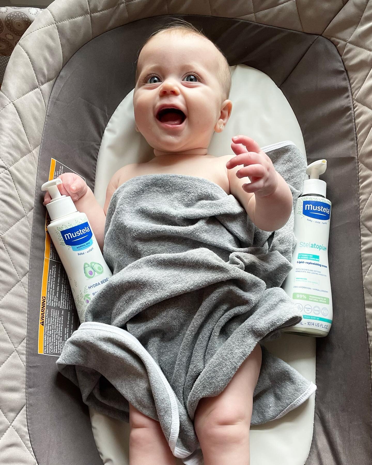 Looks like this babe got her hands on the goods 👀 😂 Introducing our newest client @mustelausa 

Our founder has been using the newest launch #StelatopiaLipidReplenishingCream on her daughter who has sensitive skin and is eczema prone and it&rsquo;s