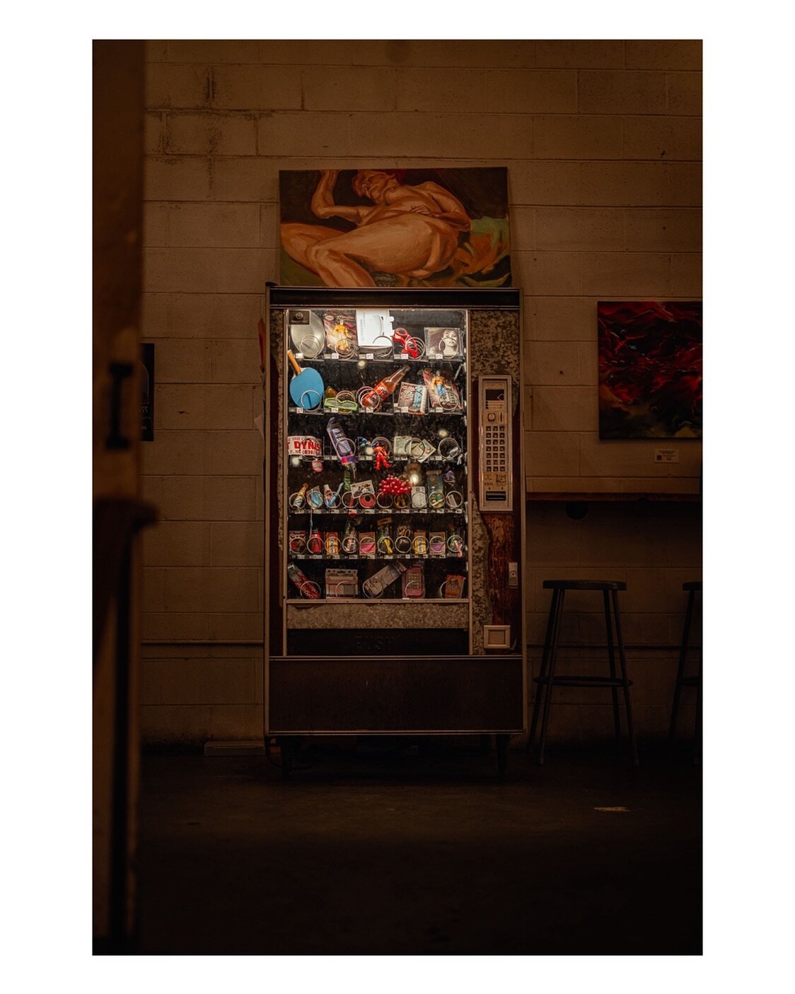 All your shopping needs in one place. 
.
.
.
.
.
#asheville #ashevillenc #burial #brewery #vendingmachine #canonphotography #eosr5 #50mm