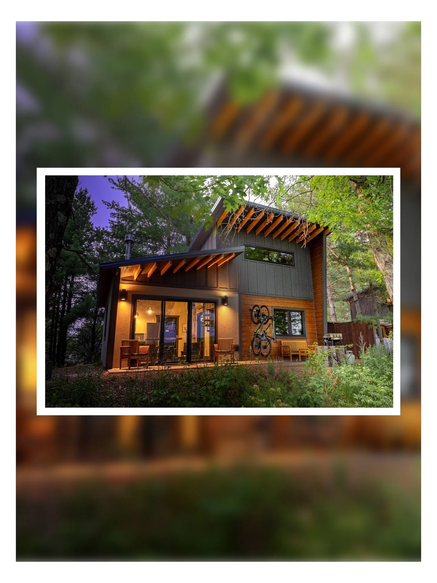 Welcome to the Dragonfly Cabin 🐉🪰
.
Nestled in the heart of bike country, this spot is perfect for morning rides, local coffee stops, and lakeside sunsets. Whether you&rsquo;re pedaling the trails, popping into town, or just kicking back with a goo