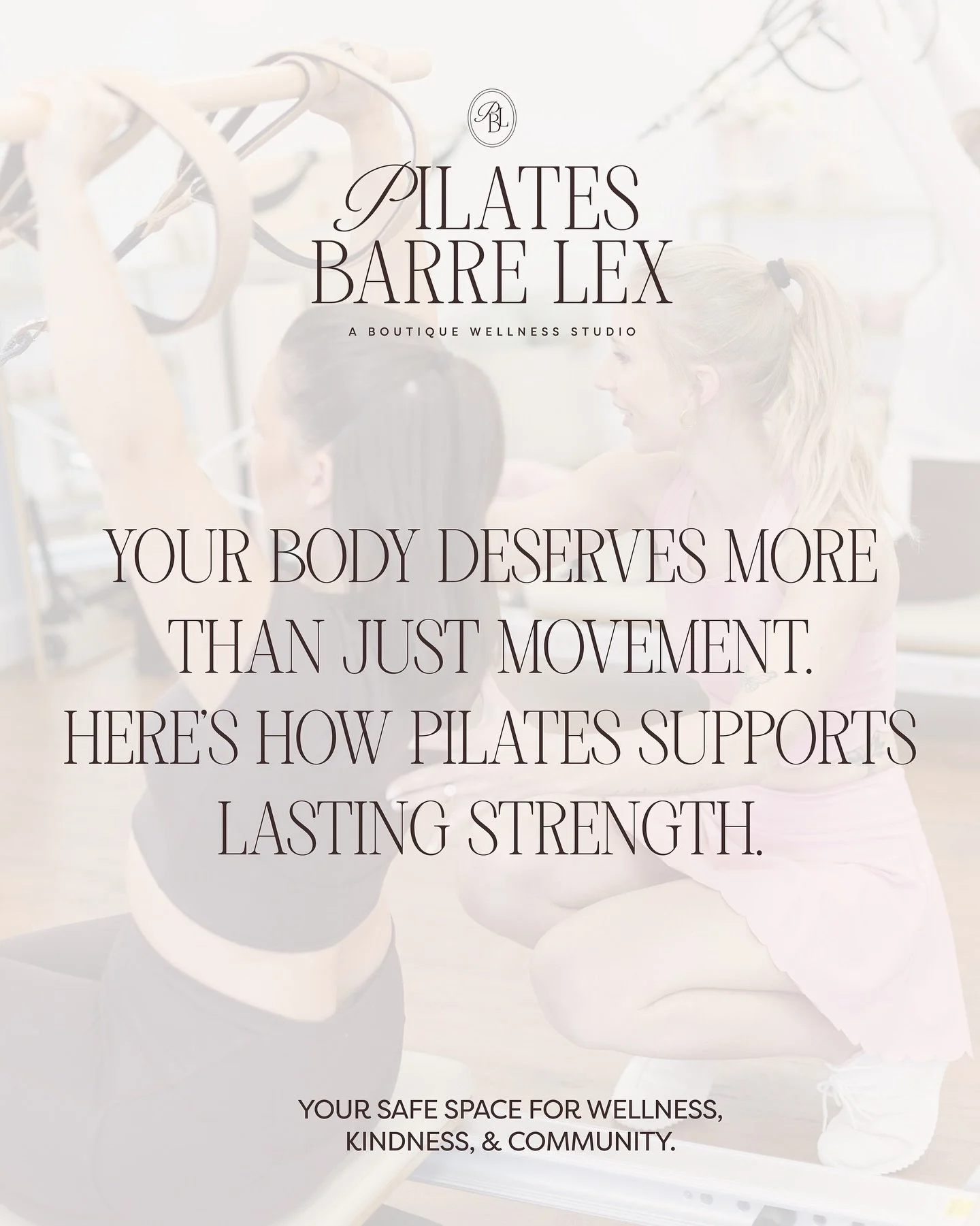 Strength isn&rsquo;t necessarily about pushing harder, it&rsquo;s about moving with intention. Pilates helps you build real strength where your body needs it most, improve your posture, and feel better in your everyday movement. Pilates helps protect