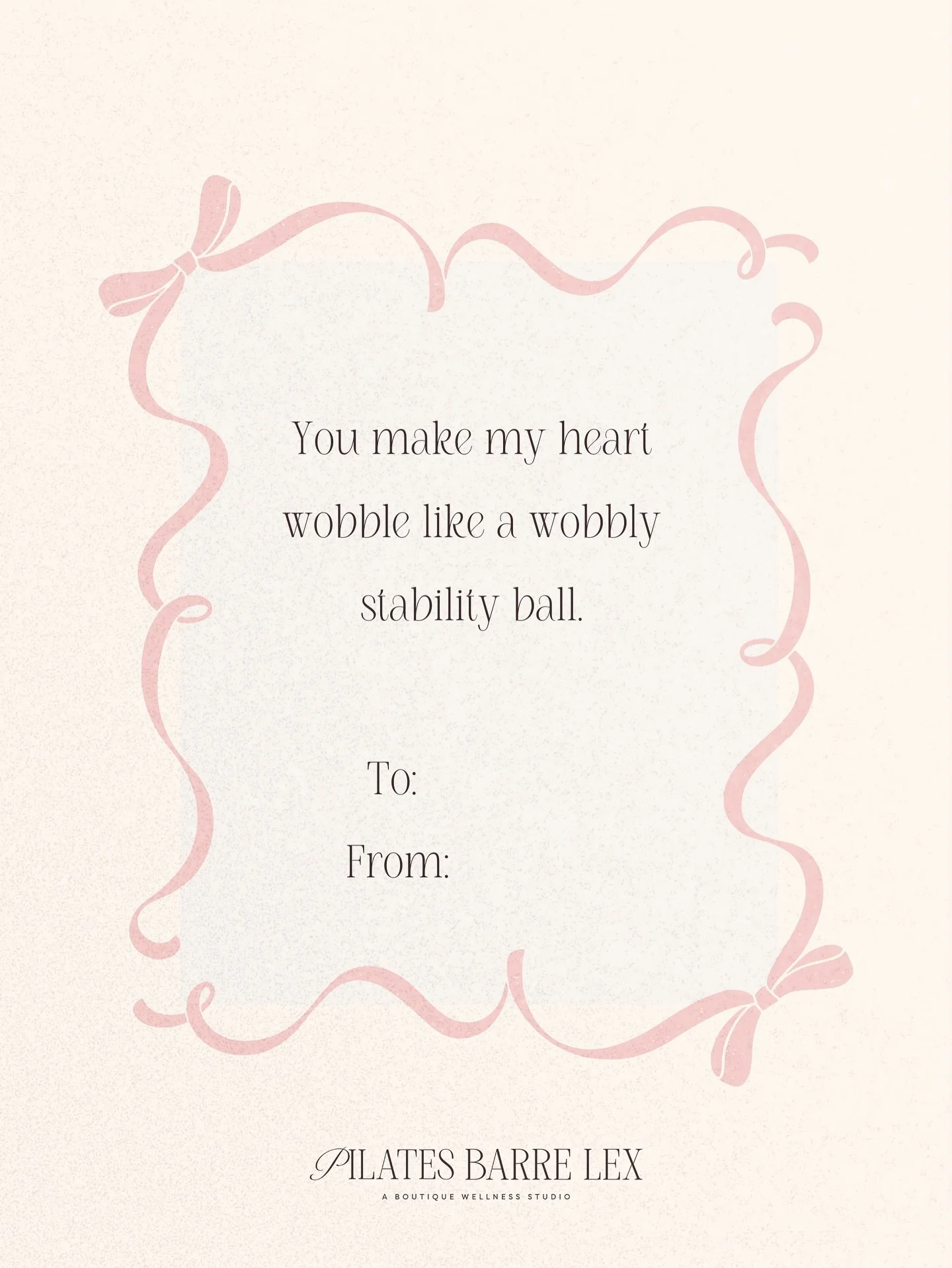 Sending love from PBL to you! 🤍💌Because love (and Pilates) are always better when shared! Share or tag your Valentine or Galentine! XOXO! 🌹🌸