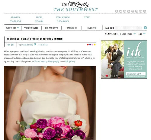 IN THE PRESS: Natalie & Matt on Style Me Pretty