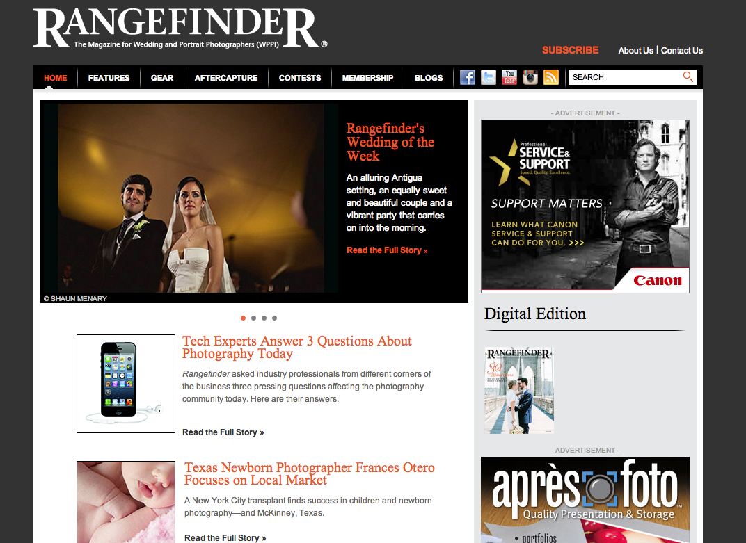 Rangefinder Magazine • Wedding of the Week