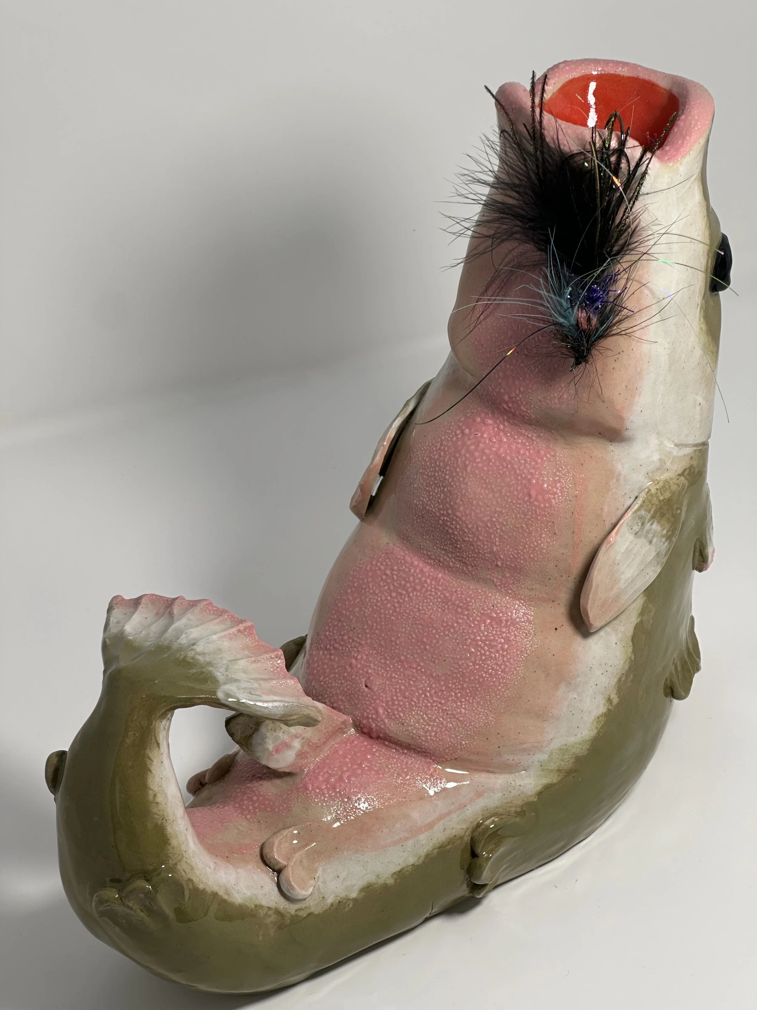 Lazy Fish Sculpture